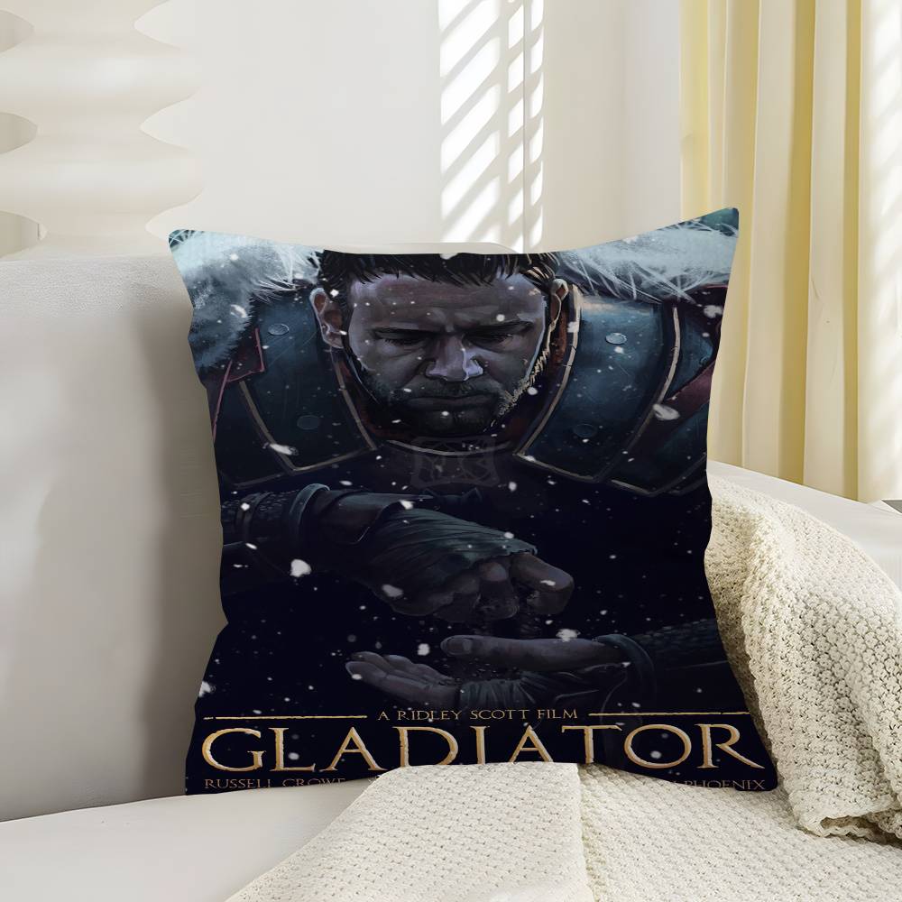 Gladiator Classic Movie Personalized Pillow Dust Cover Bedroom Kids Party Decoration Pillowcase Birthday Children Gift