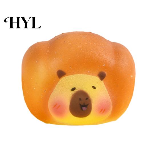 Fake Food Stress Reliever Simulated Toy Slow Rebound Bread Design Relief Rising Squeeze Realistic Texture Color Soft Silicone Decompression