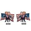 Creative New Multi-functional Acrylic Pendant, Trump and Musk, American Flags, Christmas Tree, Car Ornament