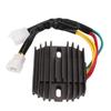 12V Motorcykel Regulator Likriktare Aluminiumlegering T1304040 Ersättning för DAYTONA 675 2006‑2013