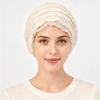 Solid Color Ladies Headscarf Hijab Caps Muslim Fashion Lace Mesh Breathable Turban Hat Soft Overhead Bald Head Cover Cap