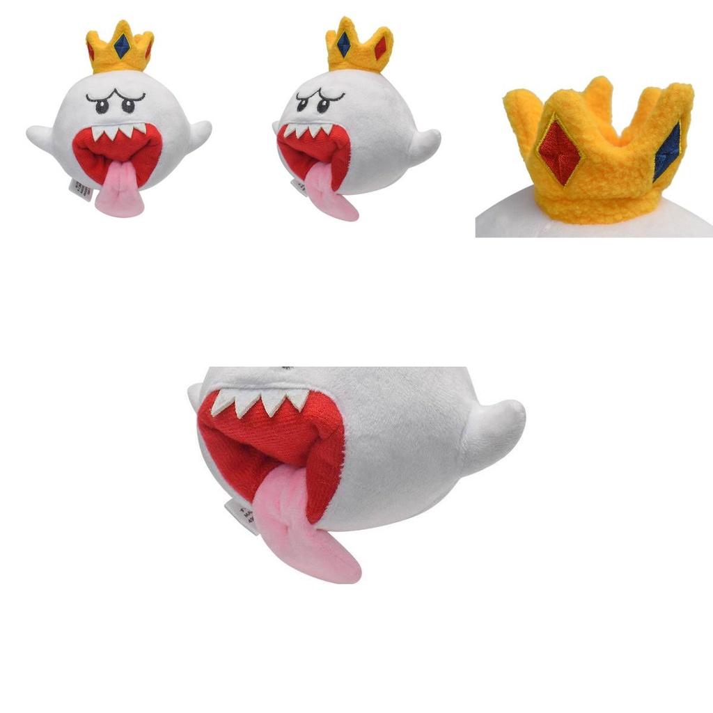 Urocza pluszowa zabawka Super Mario Król Boo 17 cm Lalka wypchana
