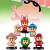 Crayon 6pcs Shin Chan Food Costume Pvc Toy Model Desktop Decor Gift Christmas