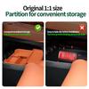 For Leapmotor C10 2024-2026 Car Center Console Storage Box Armrest Lower Storage Box Silicone Anti-Slip Organizer Accessories