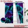 Set Of 2 Flat Printing Curtains Without Rod Floral Glow Design Women Is Day Holiday Digital Machine Curtain Polyester