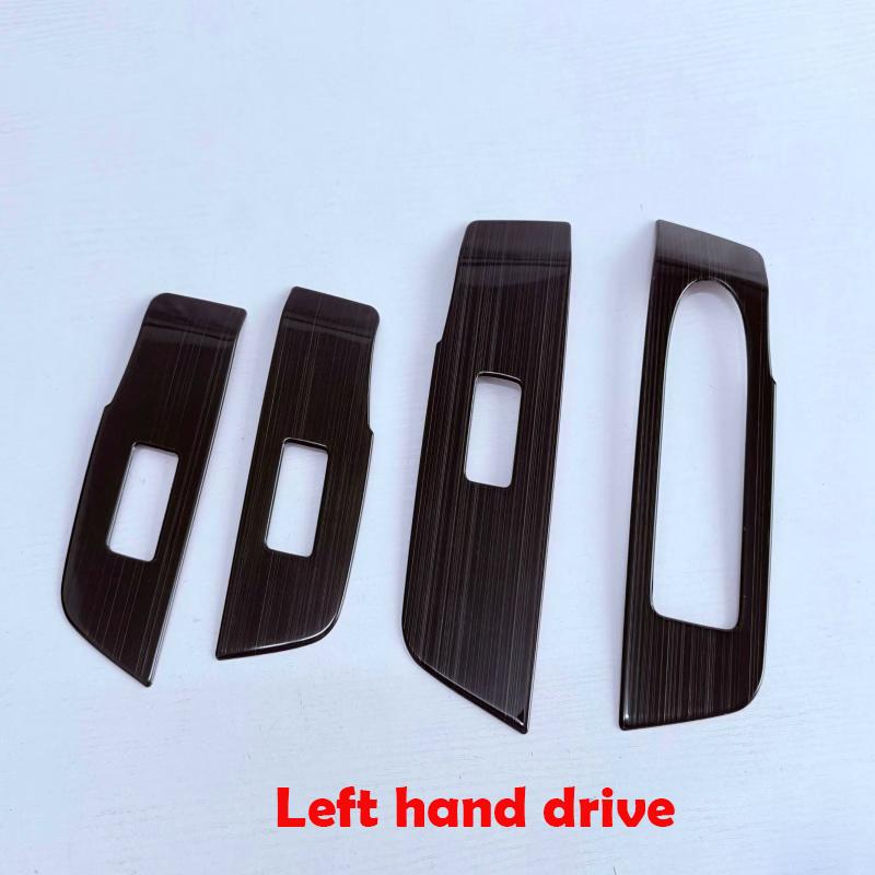 LHD RHD For Mazda CX-70 CX70 2024 2025 Steel Door Armest Window Rise Switch Glass Lift Control Panel Cover Interior Accessories