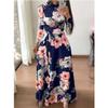 QICED Women's Fashion Summer Spring O-Neck Short Sleeve Casual Dresses