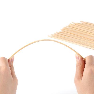 Thickened Disposable Bamboo BBQ Skewers 35cm, 60-pack