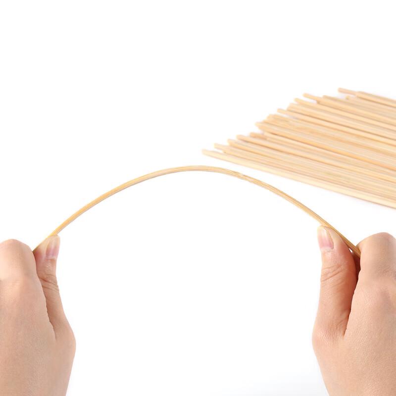 

Утолщенные одноразовые бамбуковые шампуры для барбекю 35 см, упаковка 60 шт.