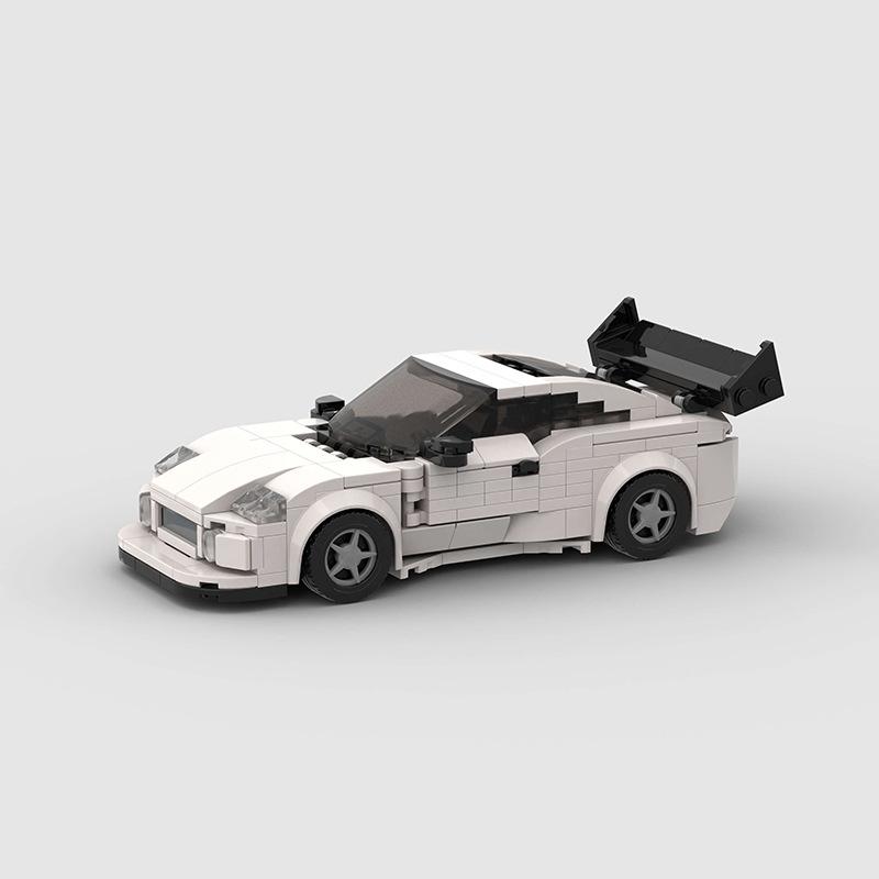 MOC Technical Car City Speed Vehicle Vetro Car Rally Building Blocks Bricks Ornament Creative Toys For Kids Adults Birthday Gift