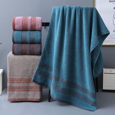 Towel Pure Cotton Class A Large Bath Towel Wrap Towel Absorbent Household Hotel Thickened Adult Couple Can