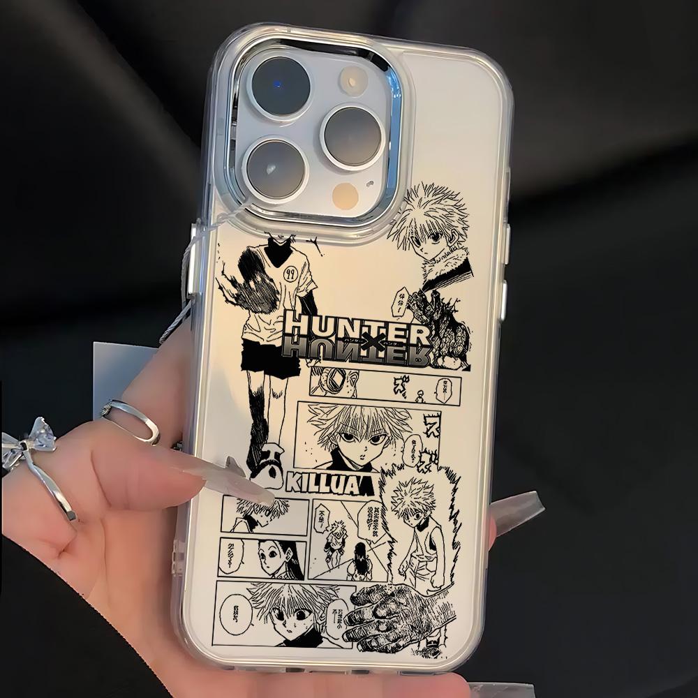 Μαύρη Θήκη Κινητού HUNTER×HUNTER Anime Hot Για IPhone 17 16e 16 15 14 13 12 11 Mini Pro Max X XR XSMAX 8 7 Air Plus Μαλακό Κάλυμμα