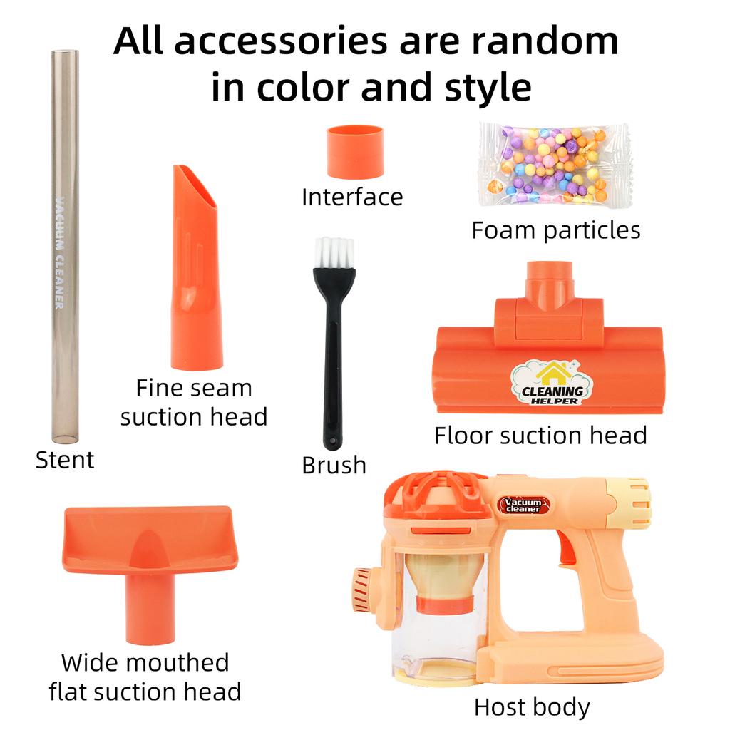 Children'S Electric Mini Vacuum Cleaner Toy Simulation Housework Dust Catcher For Kids Birthday Gifts Educational Pretend Toys