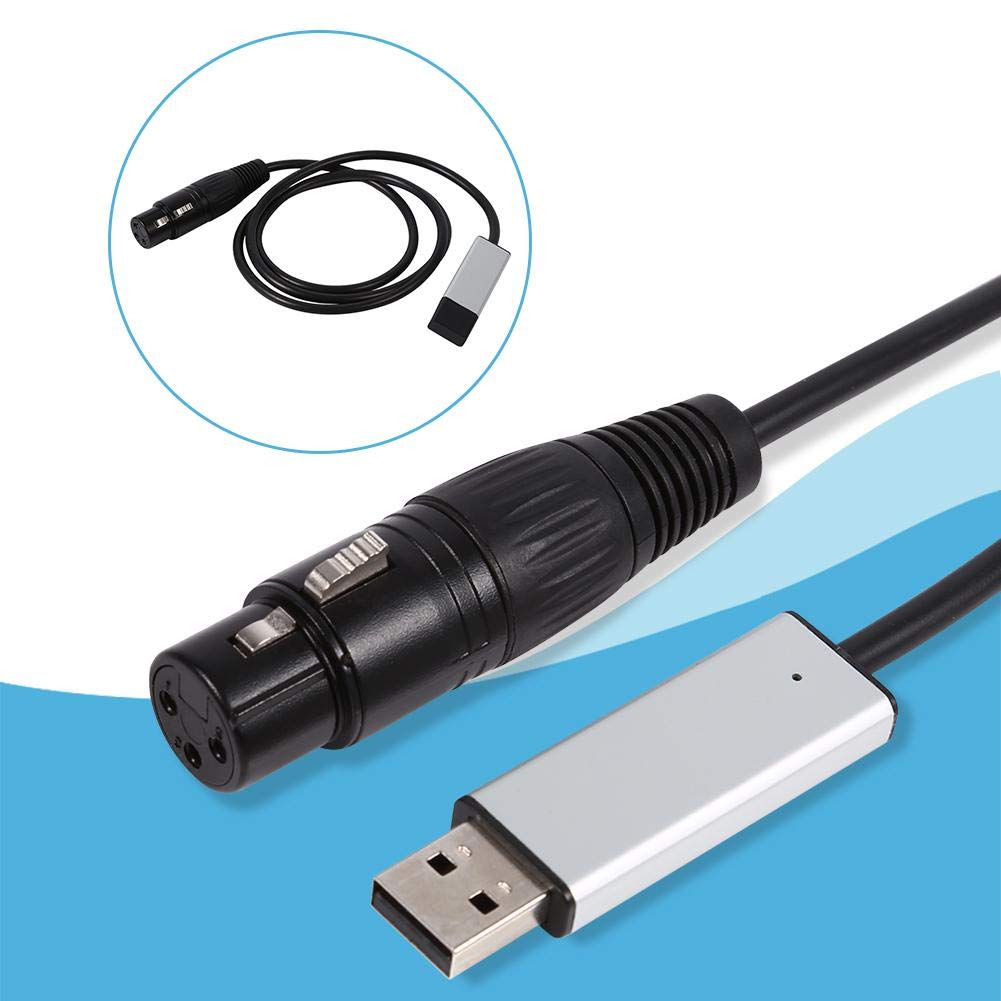 Mini USB to DMX Interface Adapter Controller DMX512 Computer Stage Lighting Controllers Dimmer