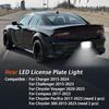LED License Plate Light for Charger 2015-2023, for Chrysler 300 2015-2023, for Challenger 2015-2023, for Compass 2017-2022, 6000K White Tag Light,