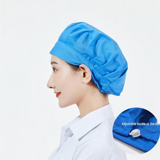 Unisex Verstellbare Atmungsaktive Staubdichte Kappe für Köche und Lebensmittelwerkstätten