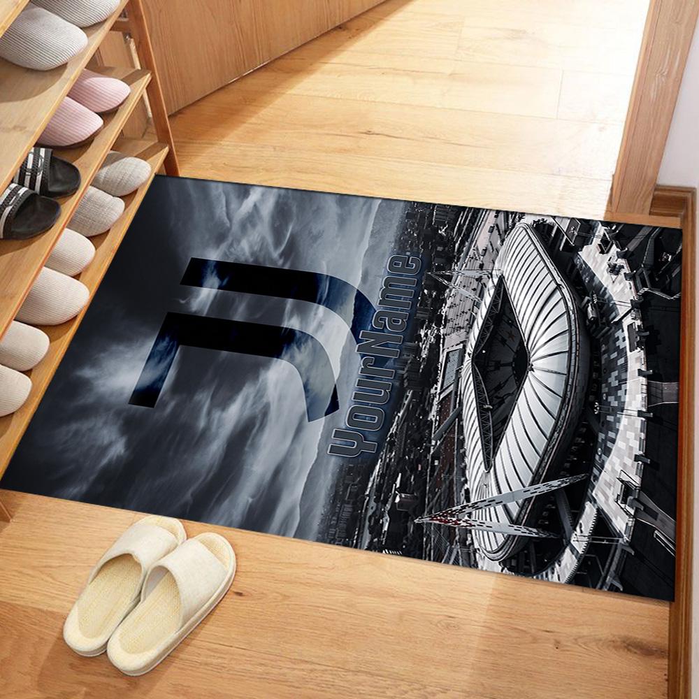 Juventus Customized Name Area Rug Suitable for Bedrooms Study room Dining Room Kitchen Antislip Carpet Anime Office Decor Spiritual Gift