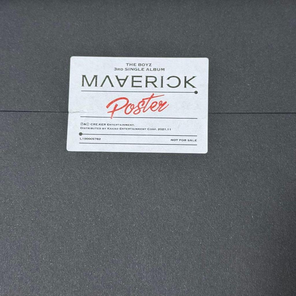 [USED] THE BOYZ MAVERICK Album with all bonuses + 1