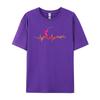FisherUnisex Tshirt Colorful Pattern Tops T Shirt Pure Cotton Unisex T Shirt Gift Tshirts Shirts Graphic Tee