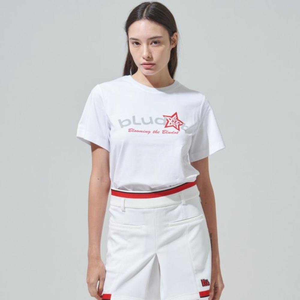 Blu DoT ArTwork ShorT Sleeve T shirT Wr 085