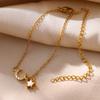 Mini Star Moon Pendant Anklet For Women 2026 Summer Beach Gold Color Stainless Steel Party Chain Foot Jewelry Gift Waterproof