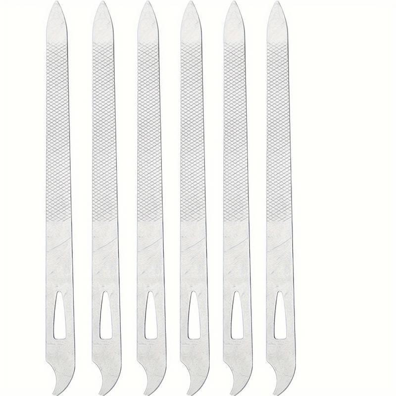 Stainless Steel Pedicure Knife Set: Dual-Headed Nail Pick with Razor, Foot File & Exfoliating Tool