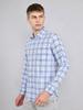 Monte Carlo Men Regular Fit Sky Shirt