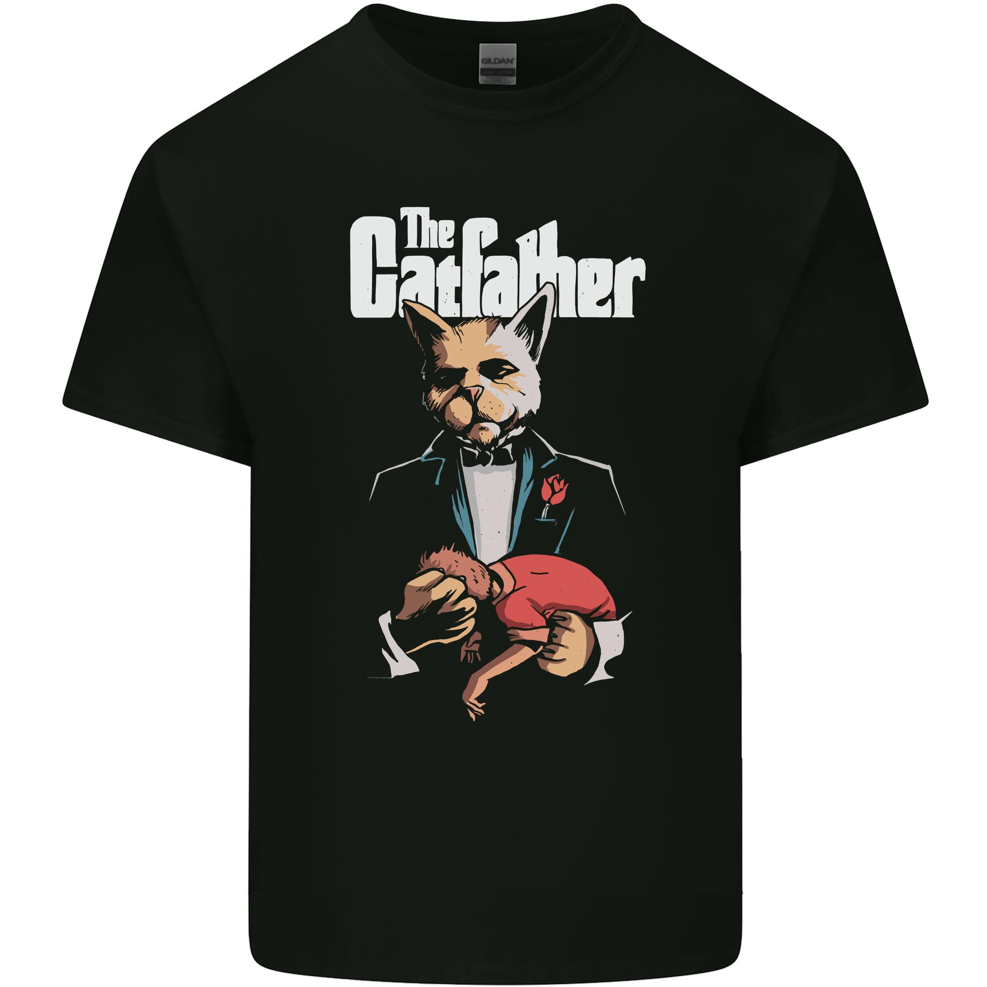 The Cat Father Funny Parody Unisexs Light Cotton TShirt S