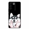 For Vivo V27e Case Cute Cartoon Cat Black Silicone Soft Phone Case For Vivo V27 Pro V27e Back Cover Cases V 27 E Pro Funda Coque