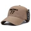 Essetnaila 77 Letter Embroidery Baseball Cap Outdoor Sun Breathable Protection