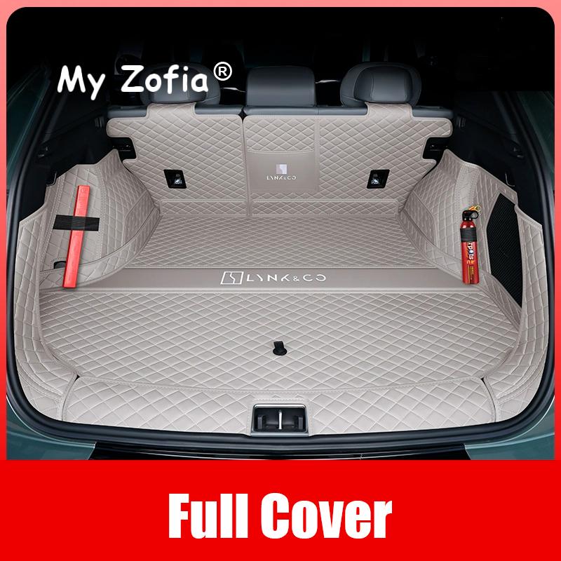 For Lynk & Co 08 EMP 2024 2025 2026 Car Boot Mat Rear Trunk Liner Cargo Leather Floor Carpet Tray Protector Accessories Mats