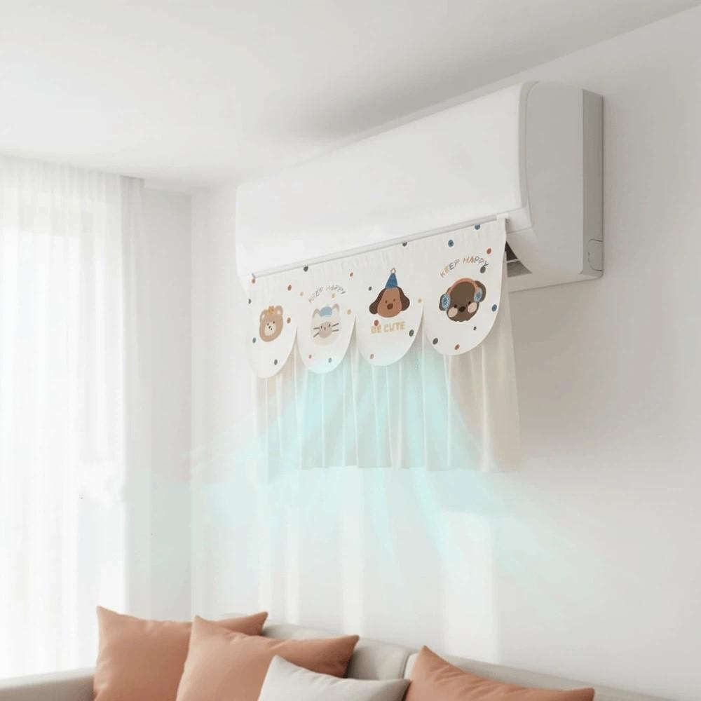 Cute Air Conditioning Wind Curtain Anti-Direct Blowing Air Conditioning Curtain  Bedroom Decor