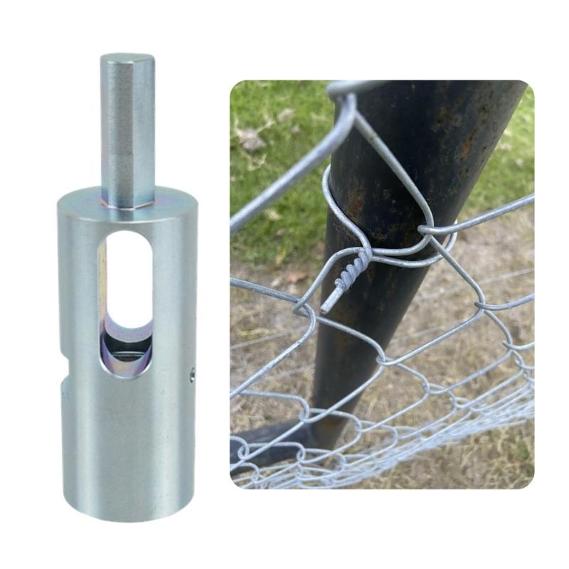 Drill Chuck Tool for 9 Gauges Twist Ties Twist Fence Tool Metal Fence Ties Drill Chuck Twist Ties Tool for Fixing Chain