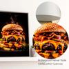 Food Kitchen Poster Printing Meat Burger Pizza Canvas Painting Restaurant Decoration Wall Art Picture Home Decor Frameless Gifts