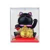Y Solar Fortune Cat Waving Hand Ornament: Light-Powered Decor for Car, Living Room, or Office Desk