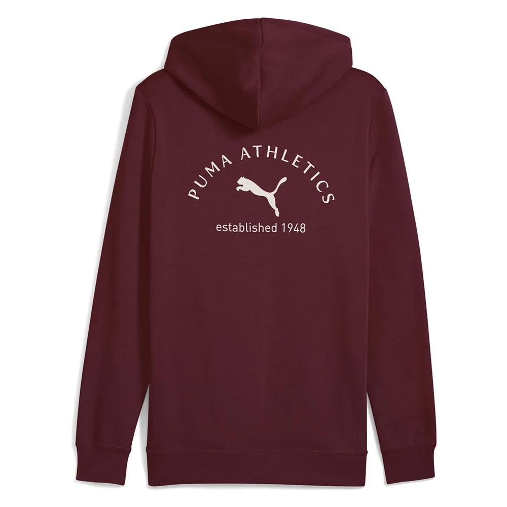 PUMA Class Graphic Men's Hoodie 40% Cotton Red