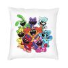 Soft Smilings Critters Game Cartoon Throw Pillow Cover Home Decor Custom Square Cushion Cover 40X40 Pillowcover For Living Room