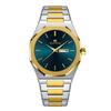 Reloj Hombre Men Business Watch Black Stainless Steel Fashion Week Quartz Movement 42mm 3Bar Waterproof Clock Men Sports Watches