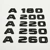 Glossy Black 3D Car Rear Trunk Emblem Badge Letters Decal For Benz A Class W176 W177 A180 A200 A220 A250 A260 Accessories