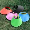 Outdoor Hat Wide Brim Arc Shape Sun Protection Hat Portable Outdoor Hiking Traveling Walking Sport Hat