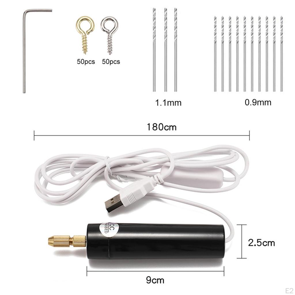 Corded Hand Drill And Bits for Jewelry Making Tool
