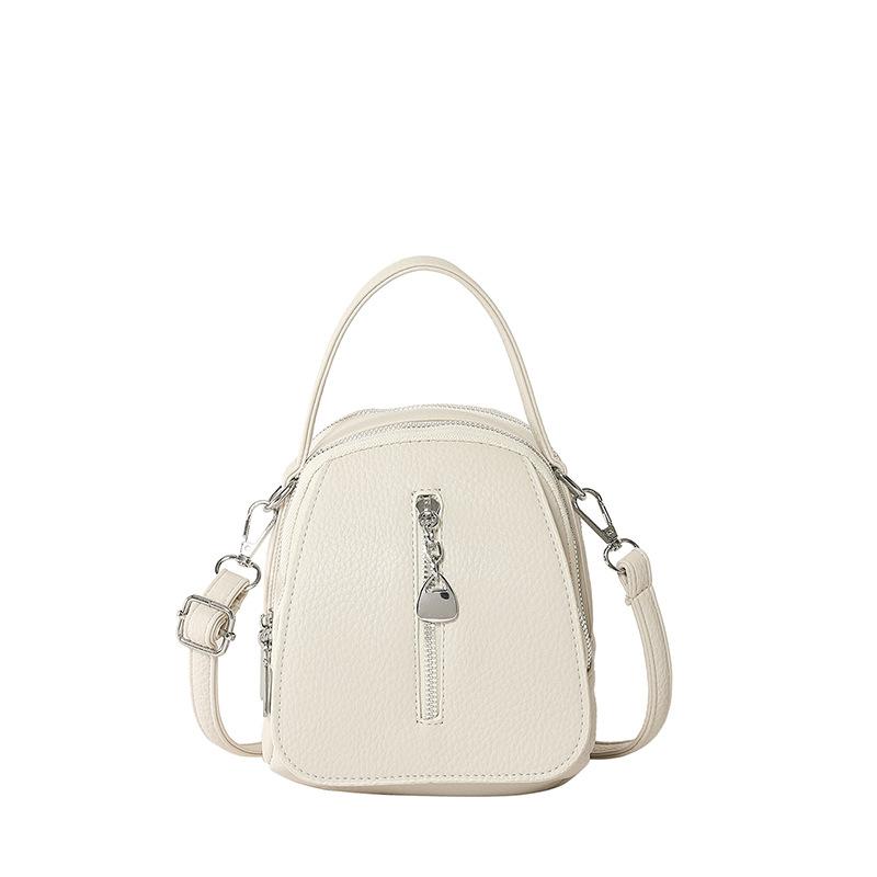 New Fashionable Solid Color Small Bag Women's Simple Shoulder Women's Bag Commuter Casual Messenger Handbag