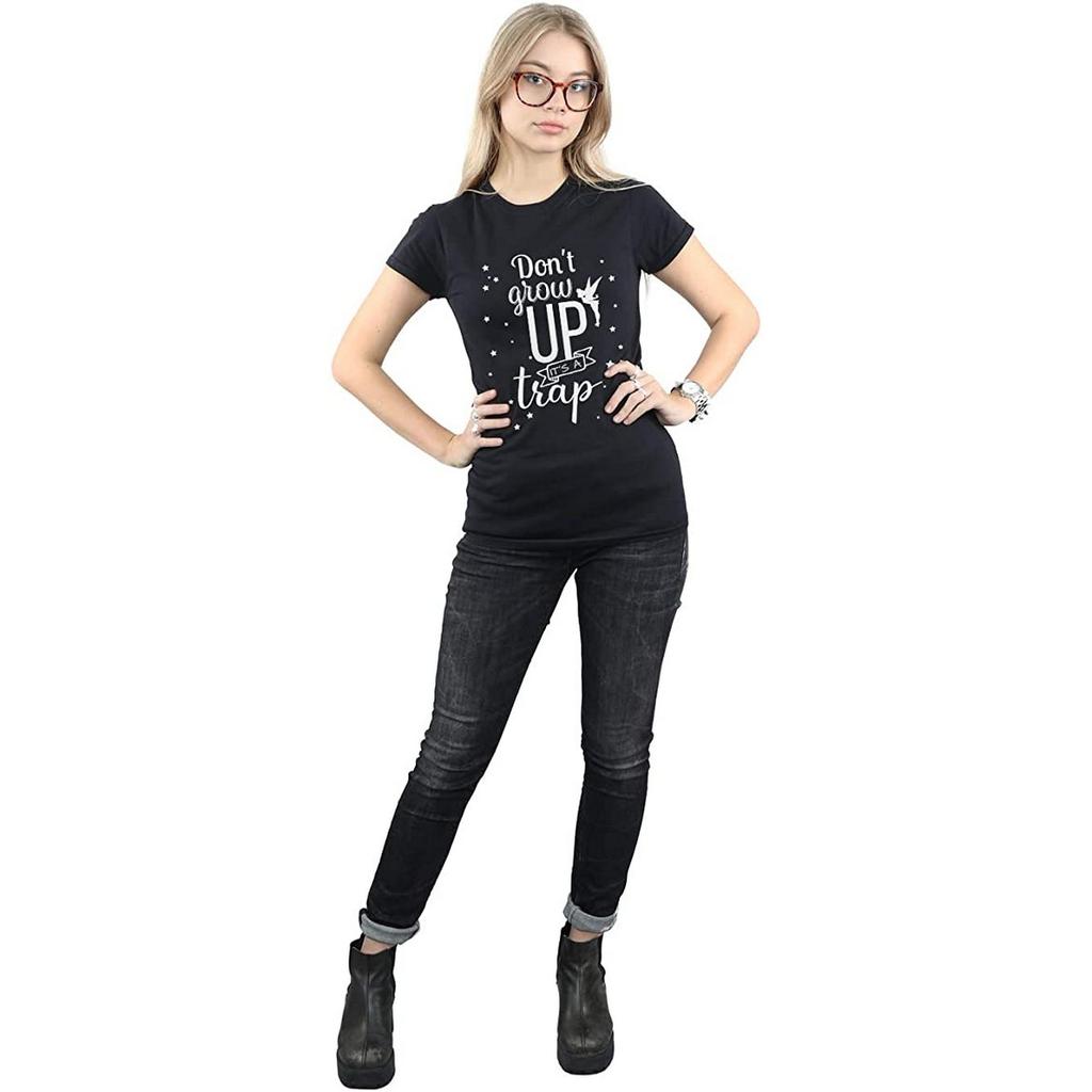 Tinkerbell Womens/Ladies DonÂ´t Grow Up Cotton T-Shirt