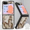 Luxury Butterfly Print Case For Samsung Z Flip 8 7 6 5 Luxury Leather Skin Hard Folding Phone Cover For Galaxy Z Flip8 Flip7 Flip6