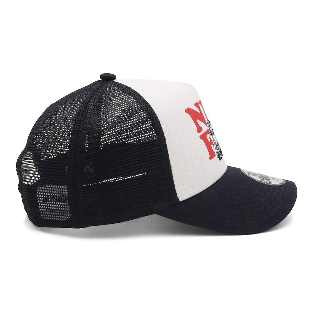 NEW ERA Cap Mesh Cap Youth 9FORTY AFrame Trucker 15154723 NER37K3035 Moomin Collaboration Snapback Unisex YOUTH White/Navy Kid's A-Frame 52-56cm