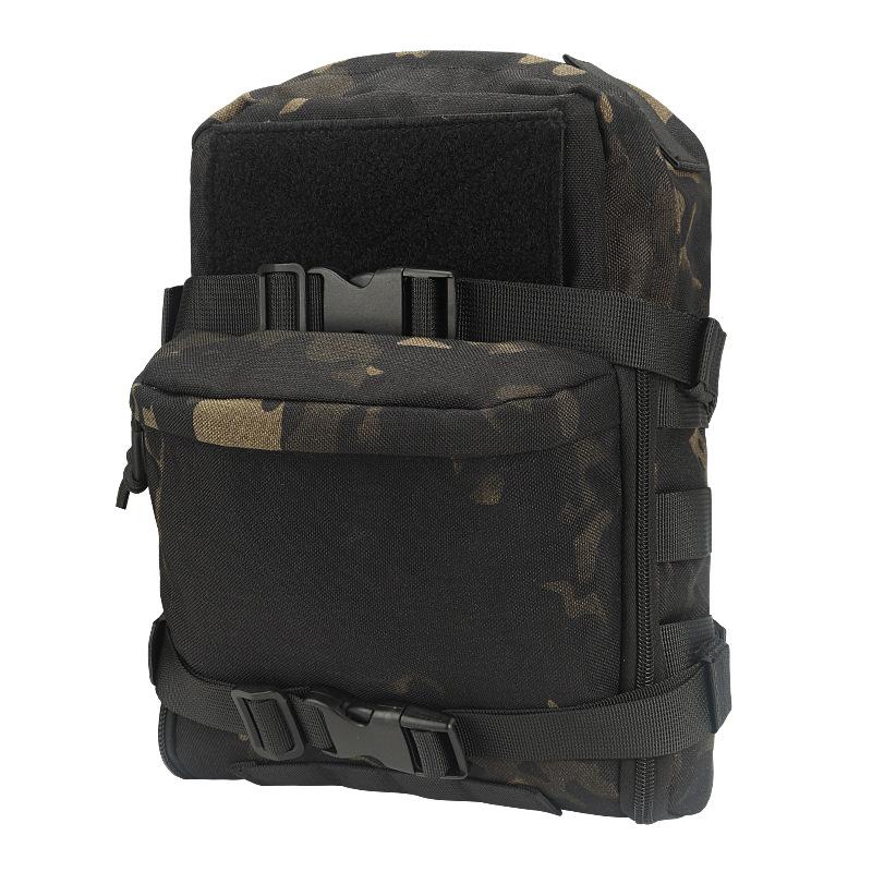 Borsa idrica tattica militare da esterno, zaino leggero da appendere al petto, borsa attaccabile molle, zaino posteriore per giubbotto