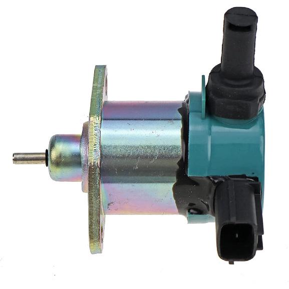 HOLDWELL 12V Fuel Shut Off Solenoid 17208-60015 17208-60016 17208-60017 17208-60010 Compatible with Kubota D905 D1005 D1105 V1205 V1305 V1505 Engine