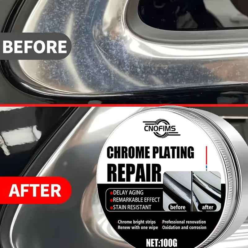 NEW 100g universal automotive chrome repair paste, for door handles and window frame chrome repair, automatic polishing oxide pa
