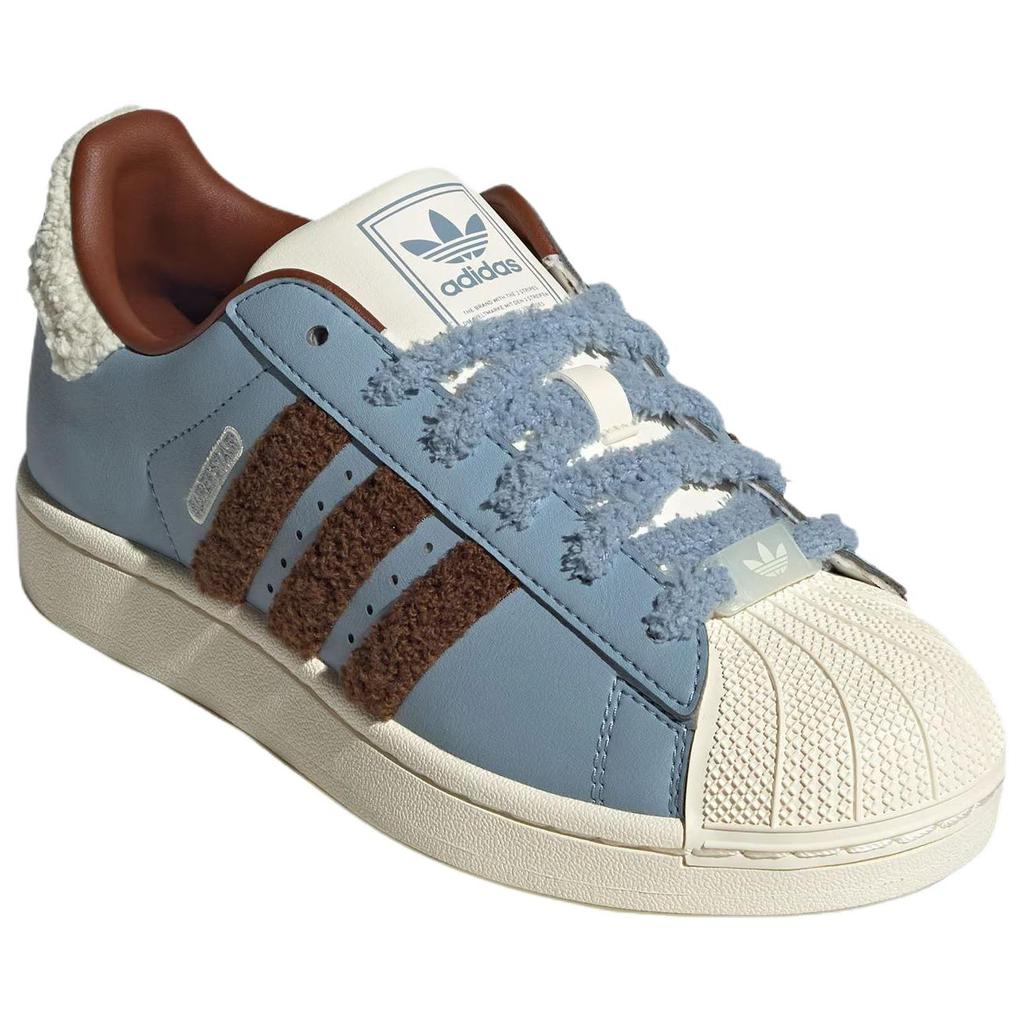 Adidas Originals Superstar 2 Skateboard Shoes Women's Blue Sneakers JR6987