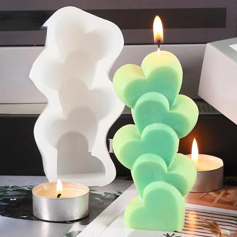Silicone Candle Mold DIY Candle Making Soap Resin Mold Gifts Craft Home Decor Moldes Silicona Para Manualidades